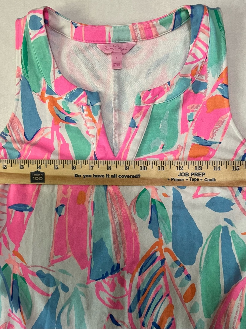 Lilly Pulitzer Small Pink Tropical Print Sleeveless Shift Dress Resort Preppy - Picture 7 of 9